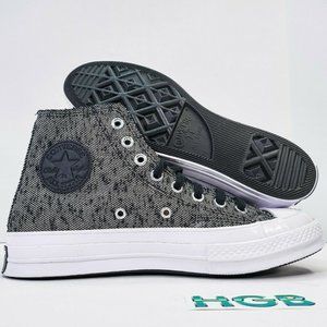 Converse Chuck 70 Hi Men's Hybrid Texture Limited Sneaker Shoe Black 171349C